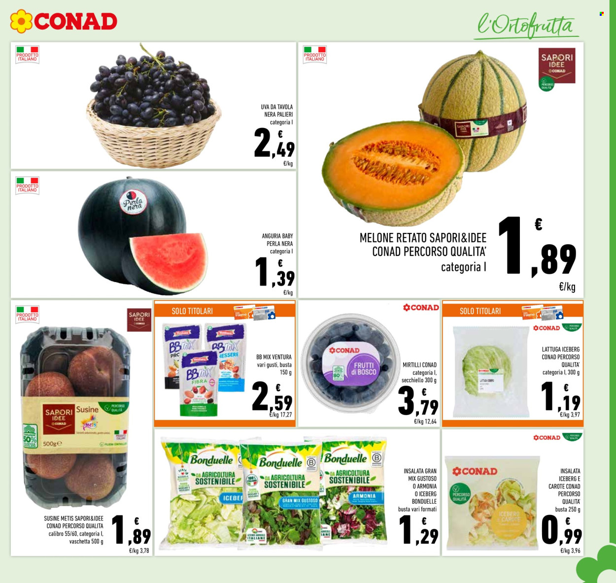 Volantino Conad - 30/7/2025 - 12/8/2025. Pagina 5