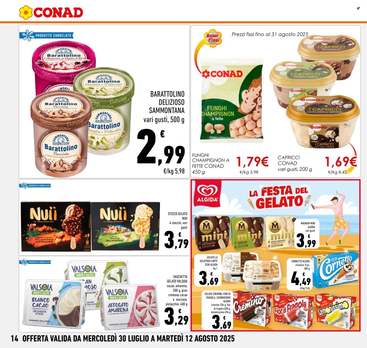 Volantino Conad - 30/7/2025 - 12/8/2025. Pagina 14