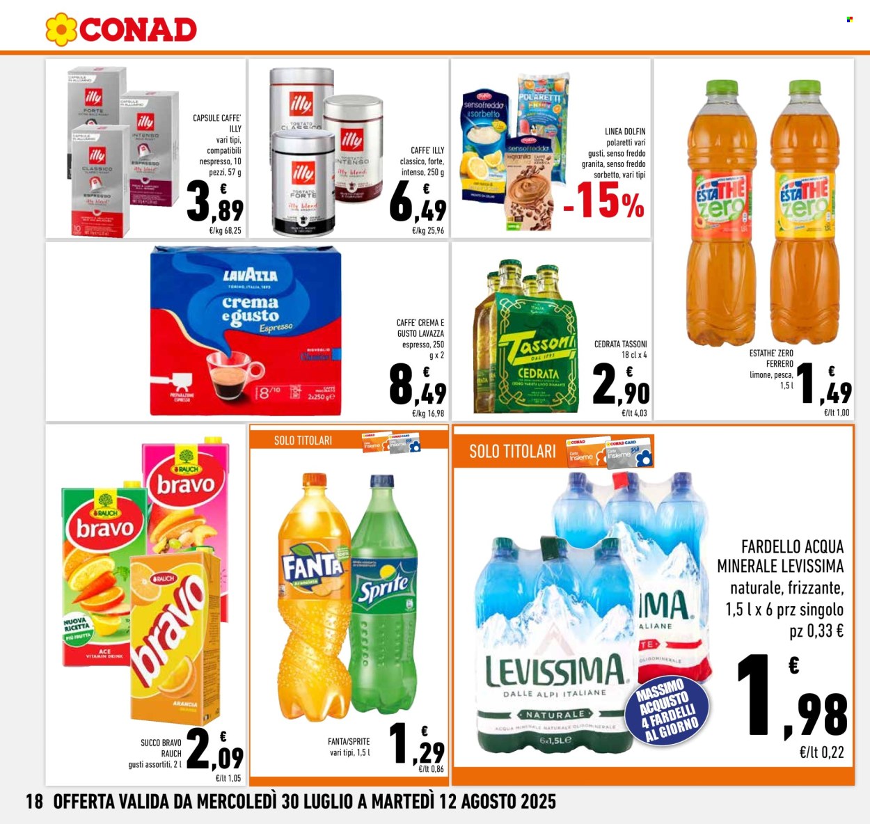 Volantino Conad - 30/7/2025 - 12/8/2025. Pagina 18