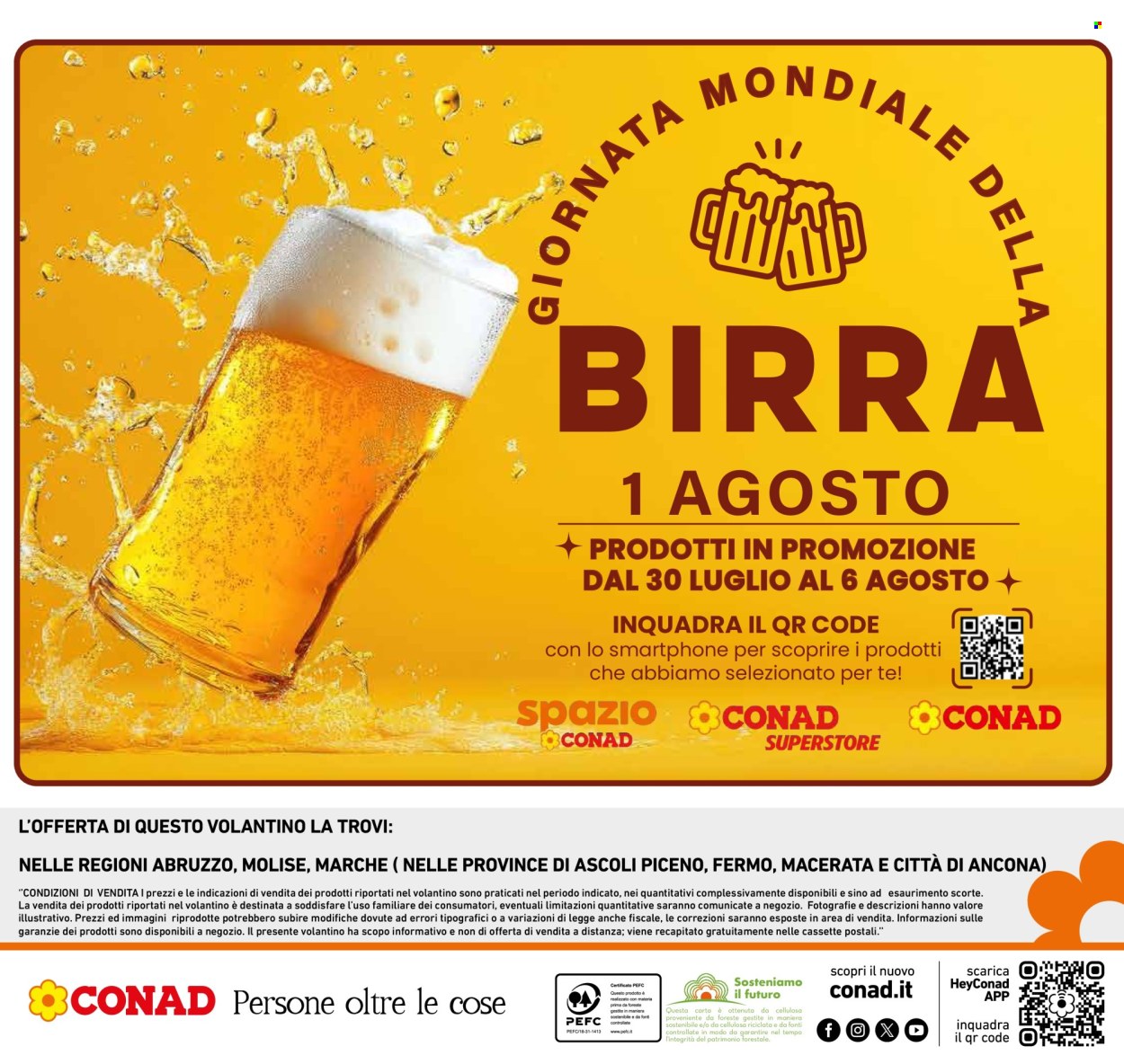 Volantino Conad - 30/7/2025 - 12/8/2025. Pagina 24