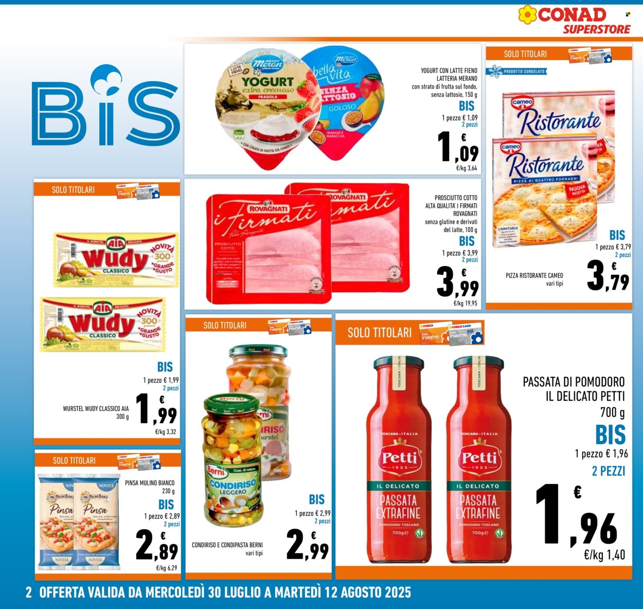 Volantino Conad Superstore - 30/7/2025 - 12/8/2025. Pagina 2