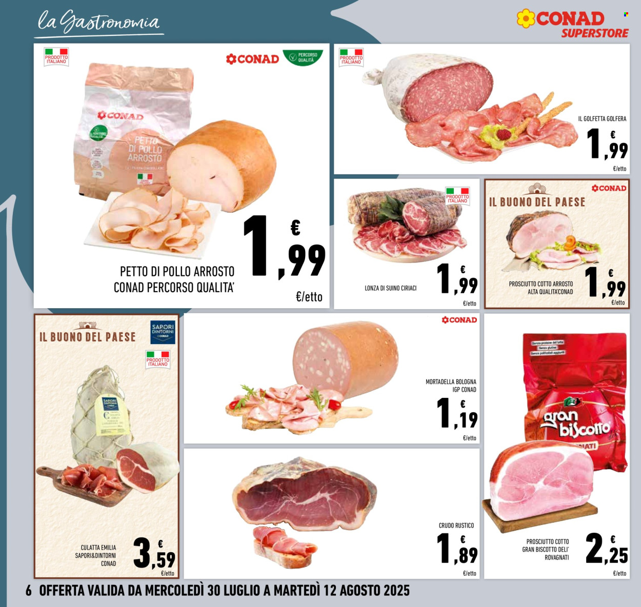 Volantino Conad Superstore - 30/7/2025 - 12/8/2025. Pagina 6