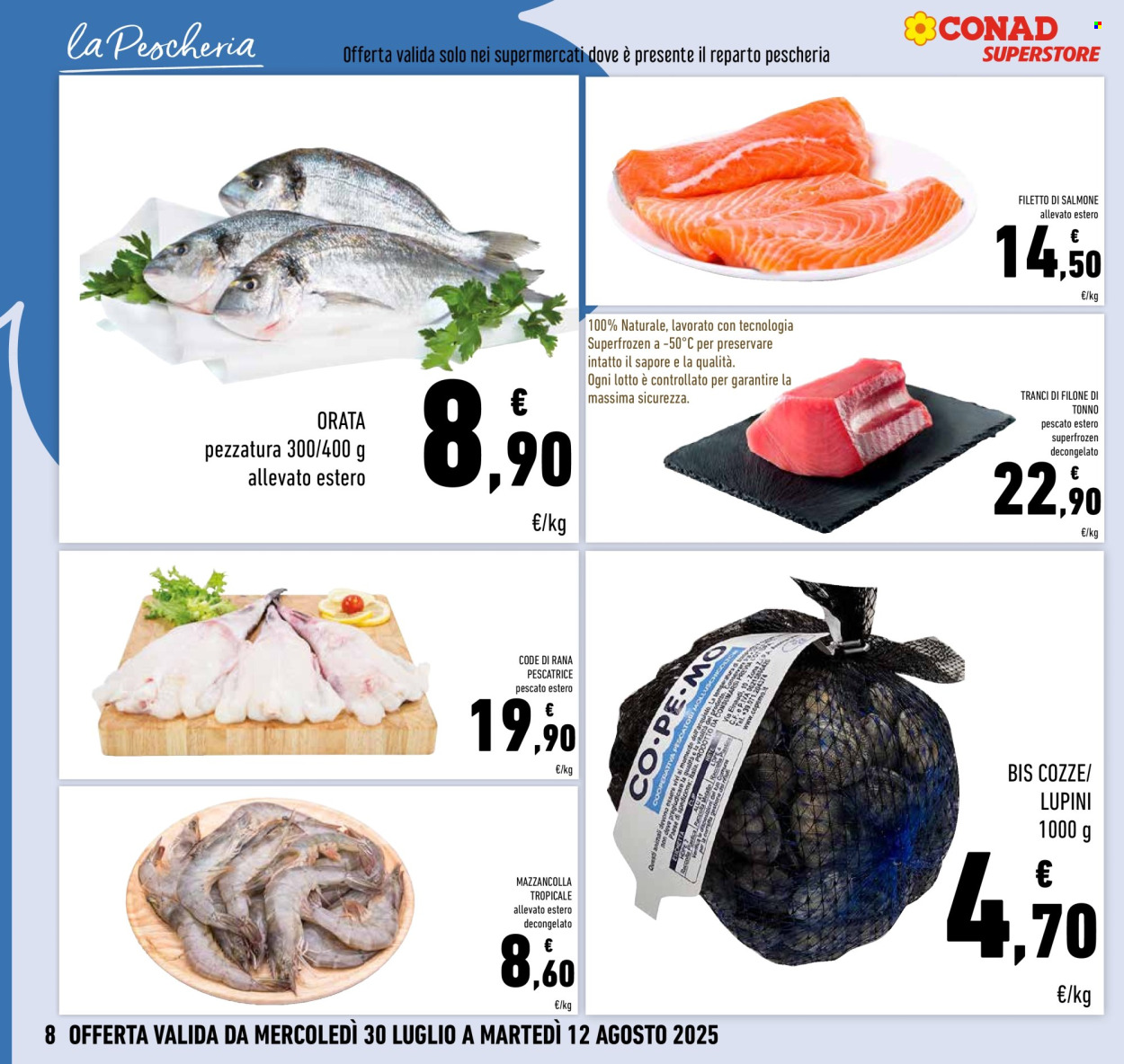 Volantino Conad Superstore - 30/7/2025 - 12/8/2025. Pagina 8