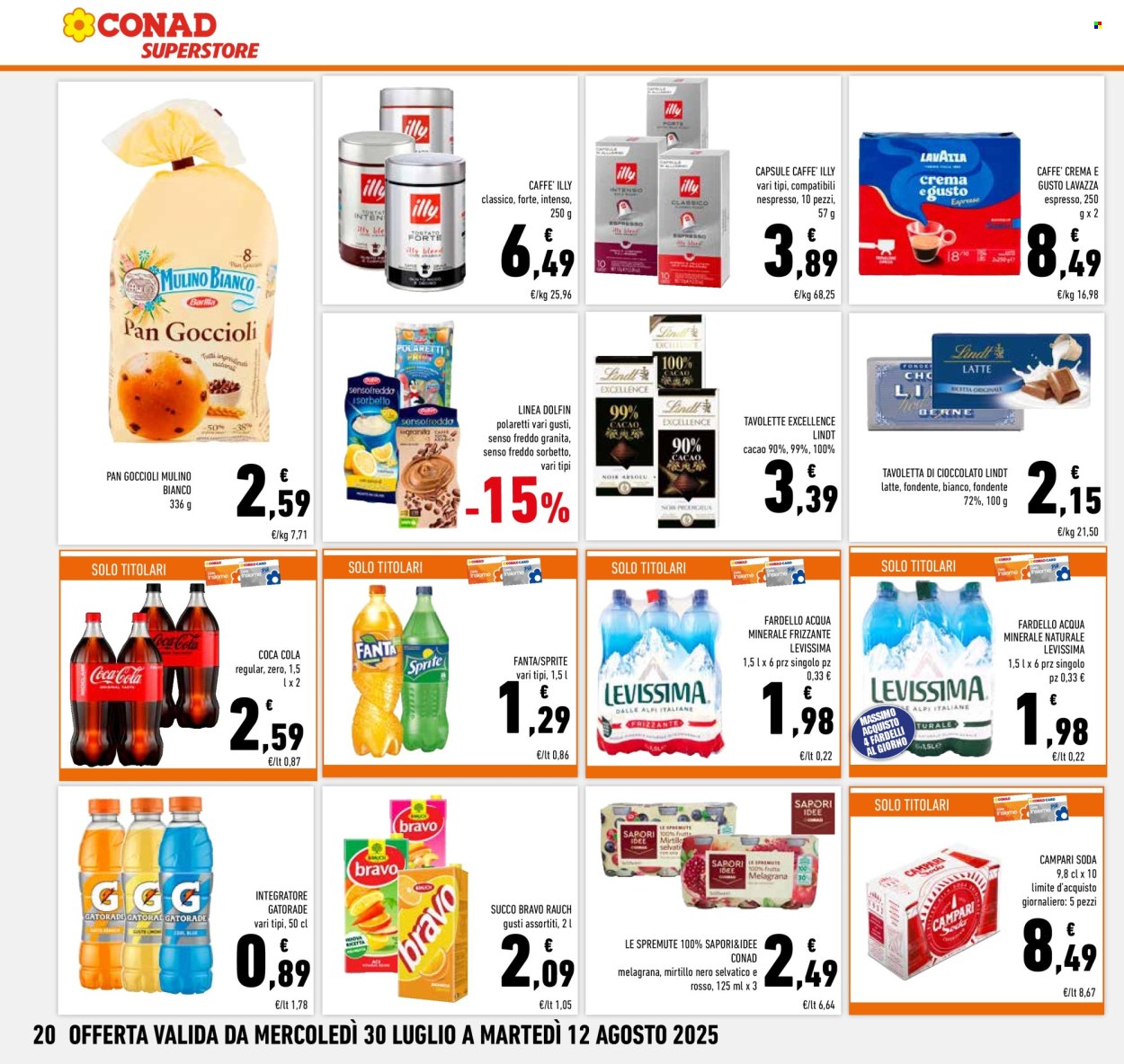 Volantino Conad Superstore - 30/7/2025 - 12/8/2025. Pagina 20