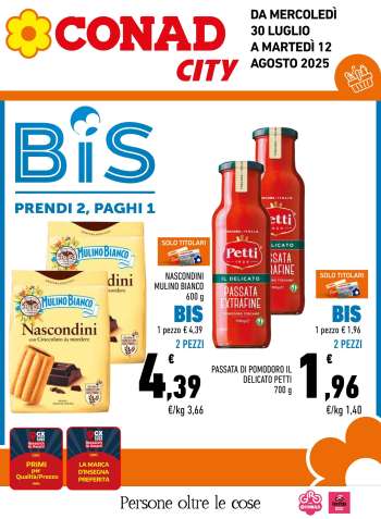 Volantino Conad - 30/7/2025 - 12/8/2025.