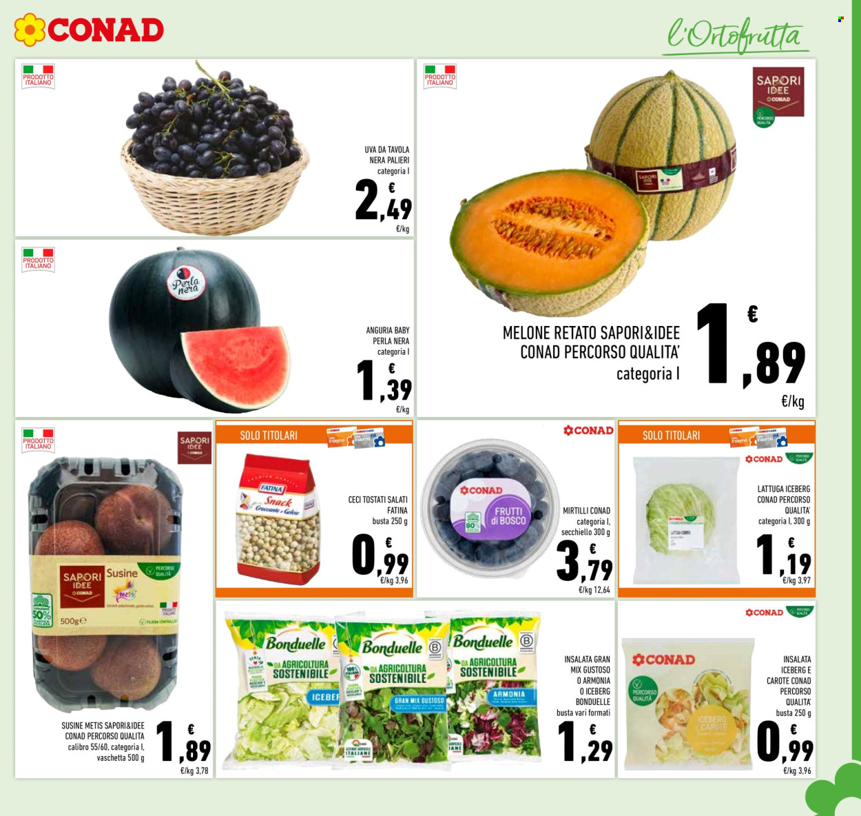Volantino Conad - 30/7/2025 - 12/8/2025. Pagina 5