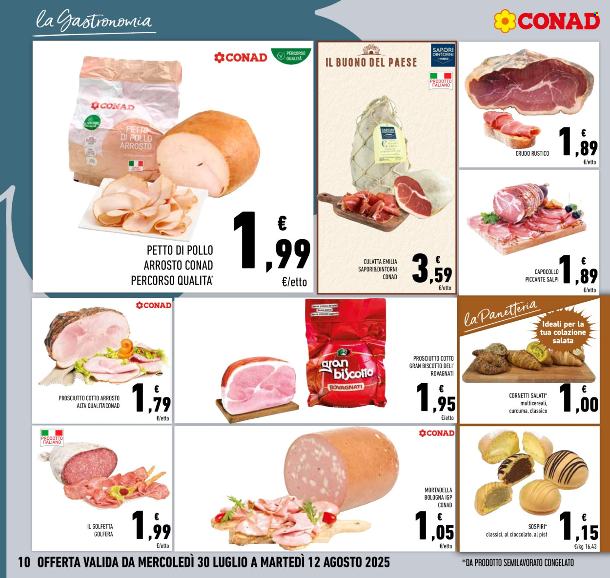 Volantino Conad - 30/7/2025 - 12/8/2025. Pagina 10