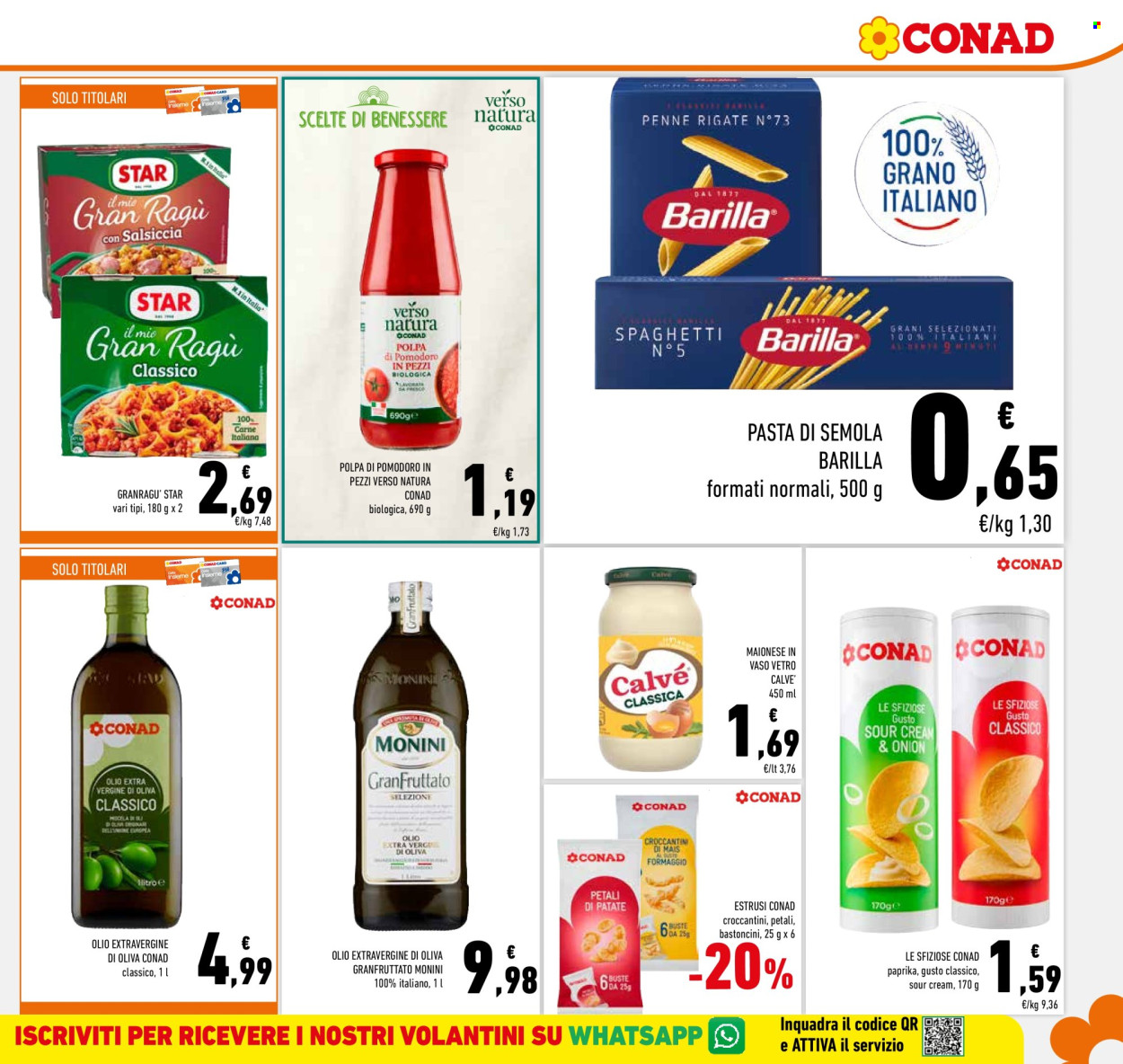 Volantino Conad - 30/7/2025 - 12/8/2025. Pagina 15