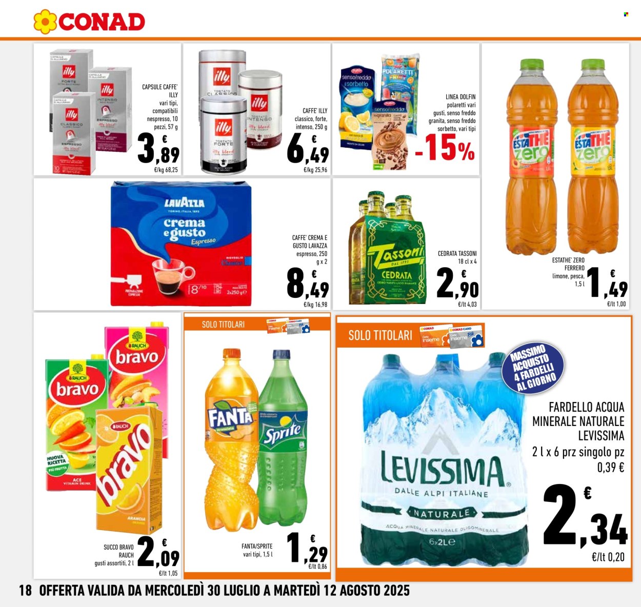 Volantino Conad - 30/7/2025 - 12/8/2025. Pagina 18