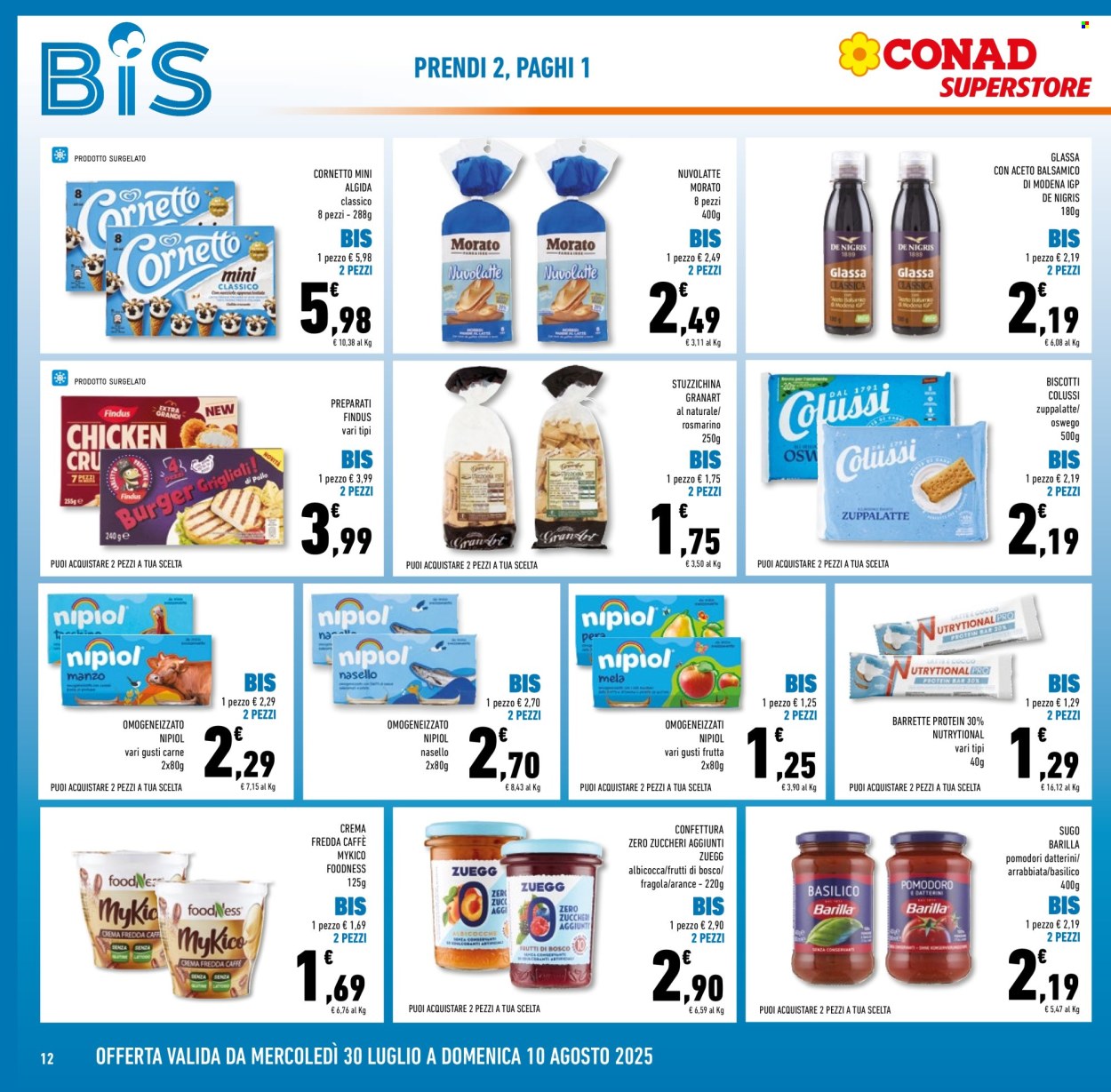 Volantino Conad Superstore - 30/7/2025 - 12/8/2025. Pagina 12