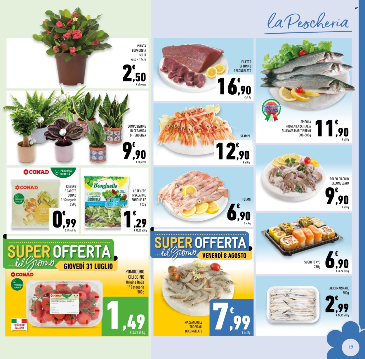 Volantino Conad Superstore - 30/7/2025 - 12/8/2025. Pagina 17