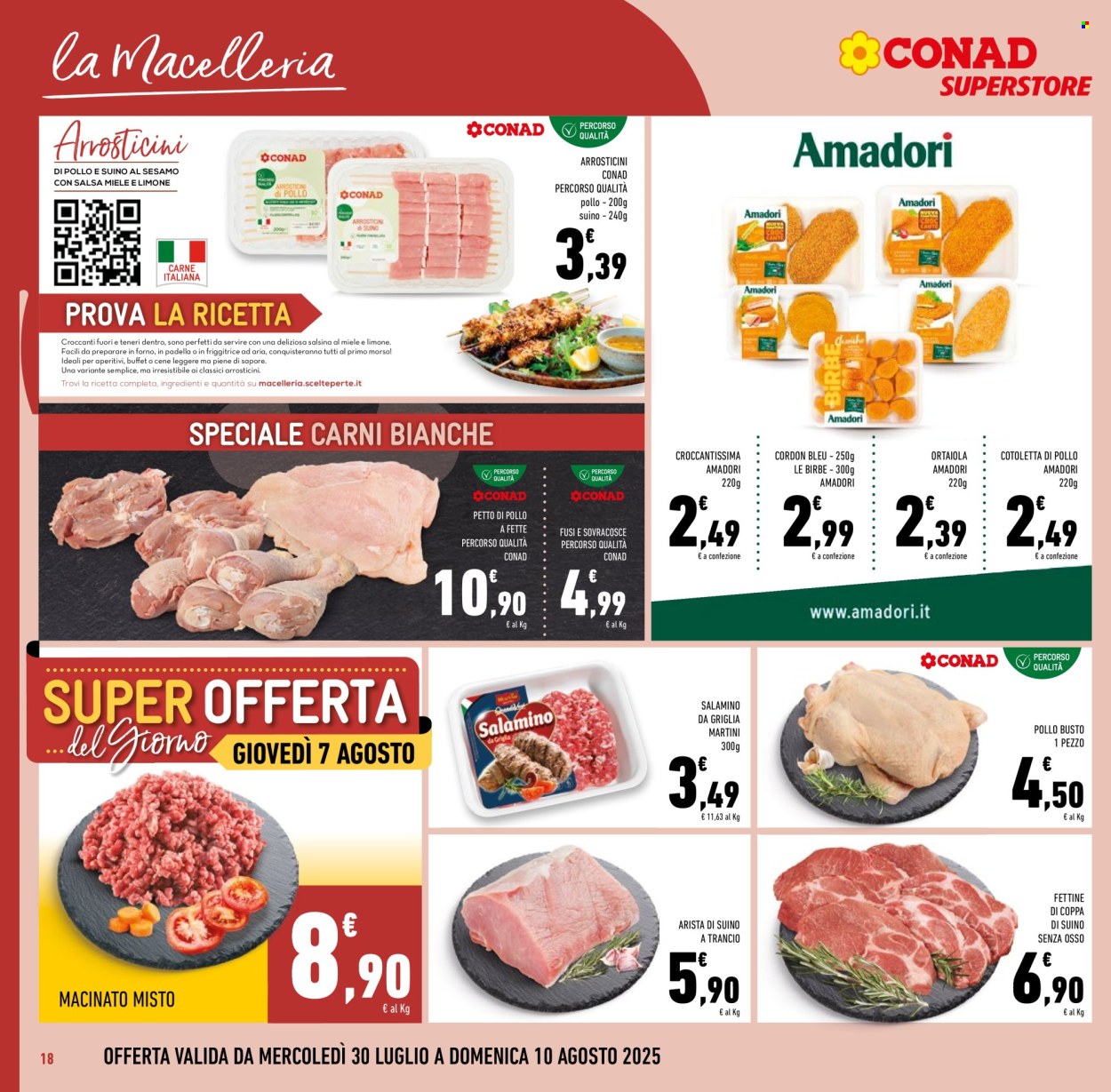 Volantino Conad Superstore - 30/7/2025 - 12/8/2025. Pagina 18
