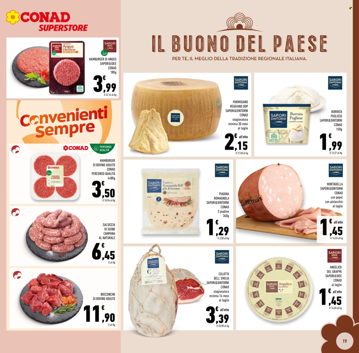 Volantino Conad Superstore - 30/7/2025 - 12/8/2025. Pagina 19