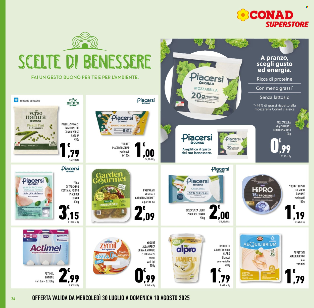 Volantino Conad Superstore - 30/7/2025 - 12/8/2025. Pagina 24