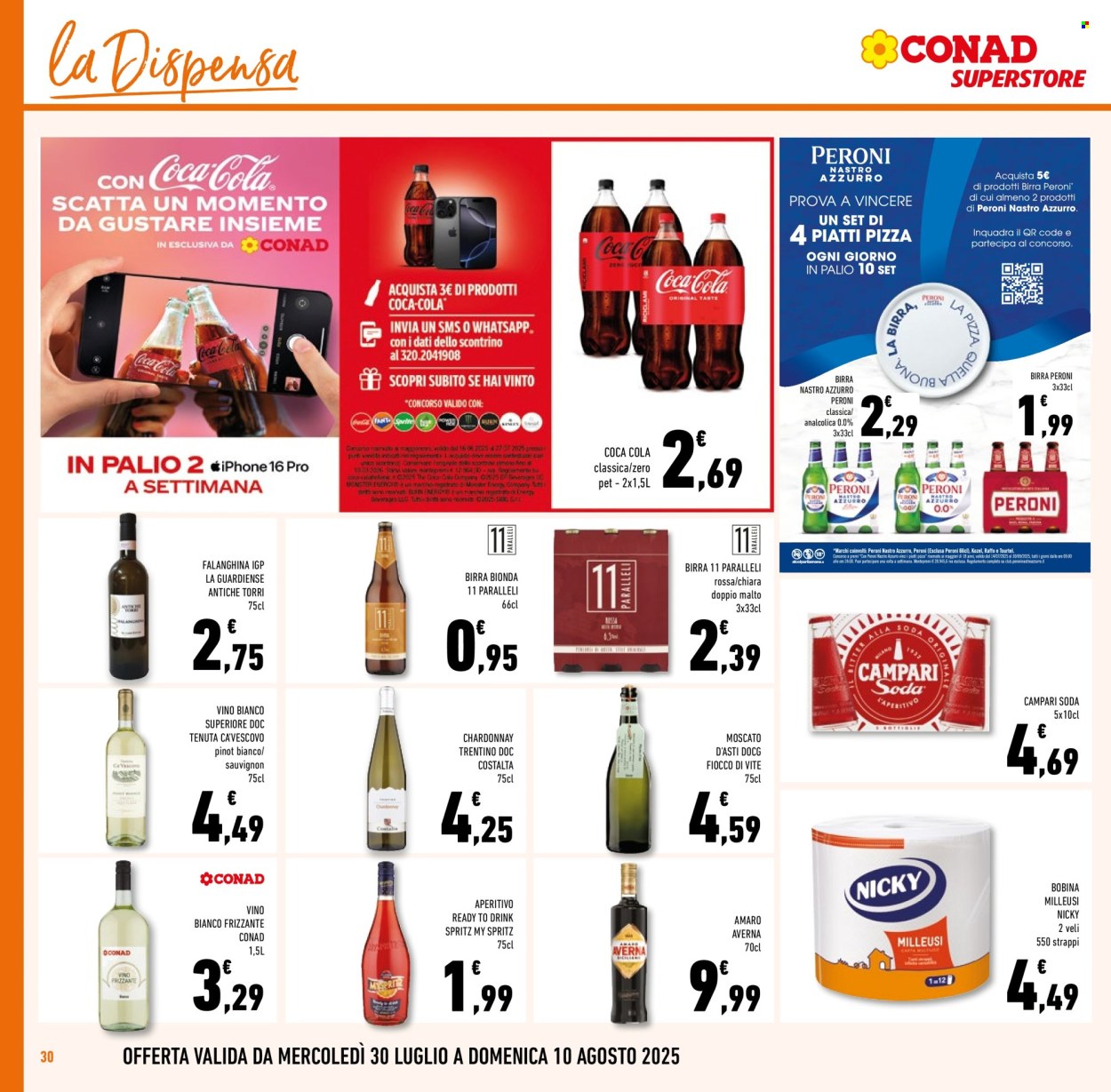 Volantino Conad Superstore - 30/7/2025 - 12/8/2025. Pagina 30