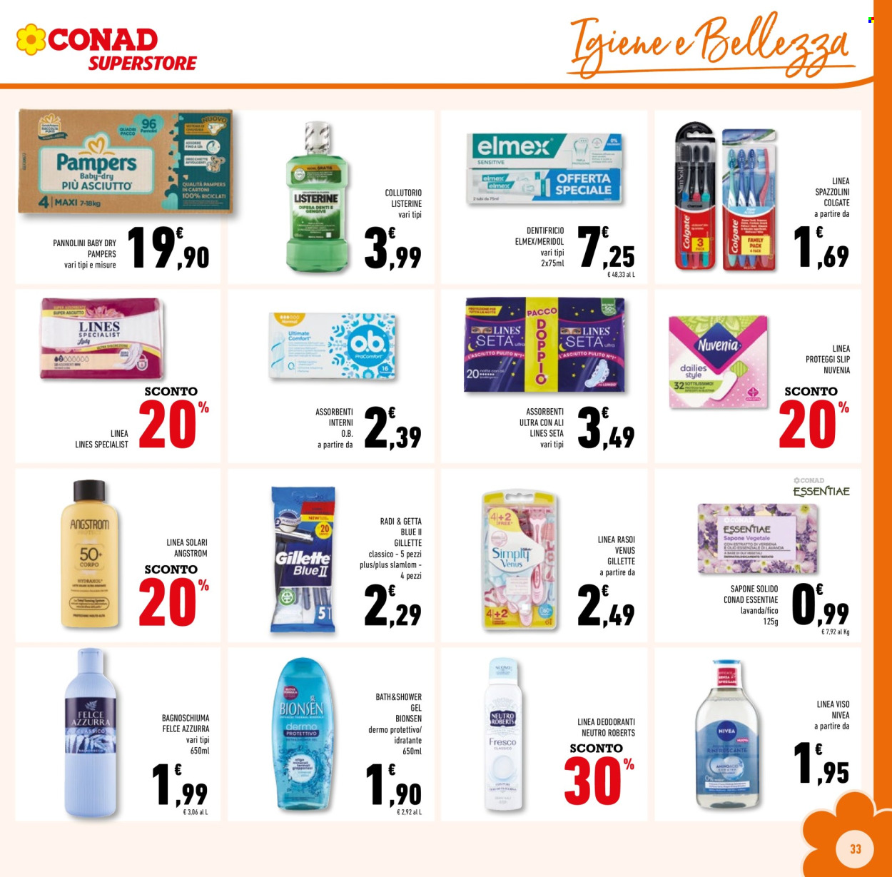 Volantino Conad Superstore - 30/7/2025 - 12/8/2025. Pagina 33