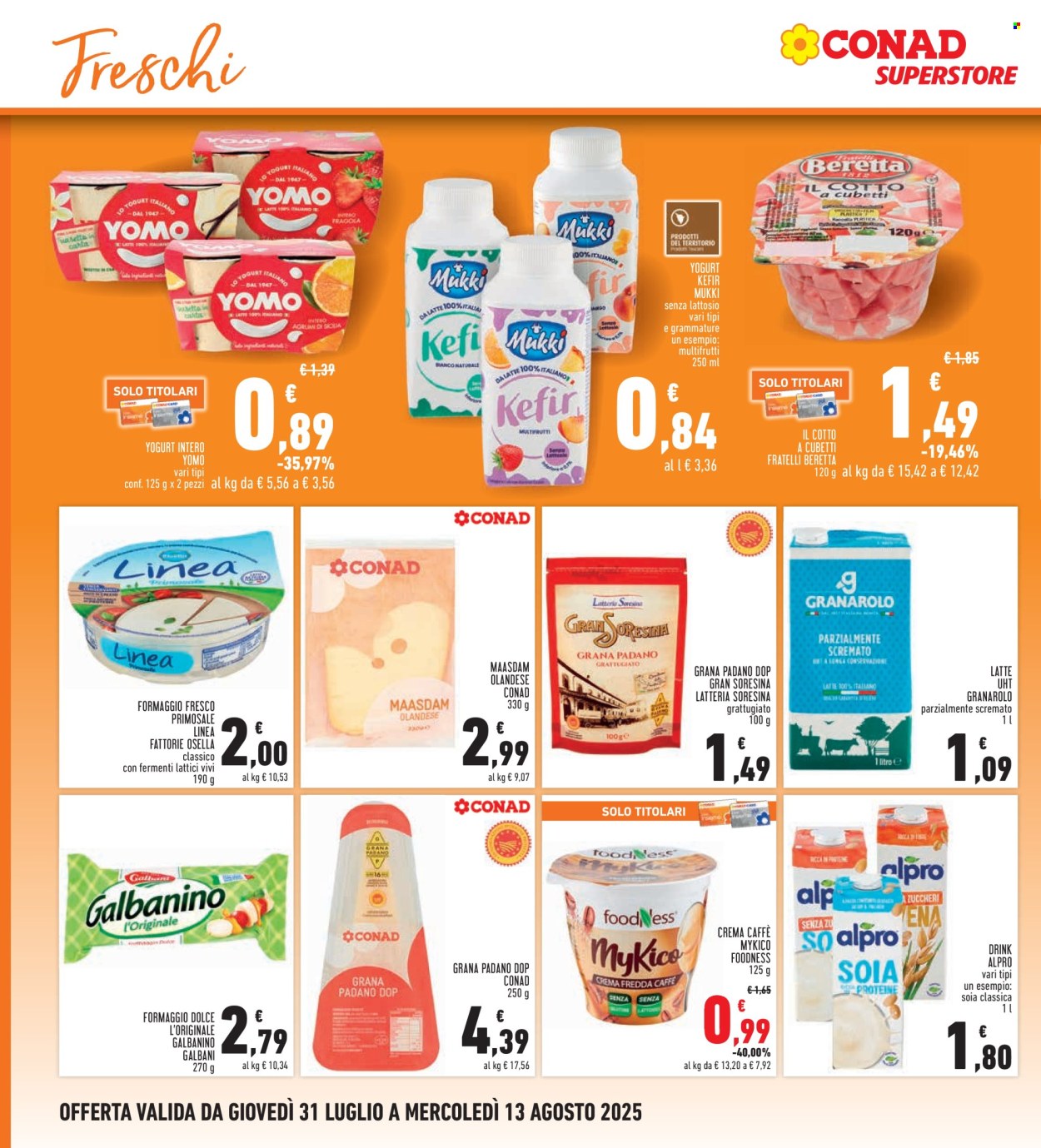 Volantino Conad Superstore - 31/7/2025 - 13/8/2025. Pagina 12