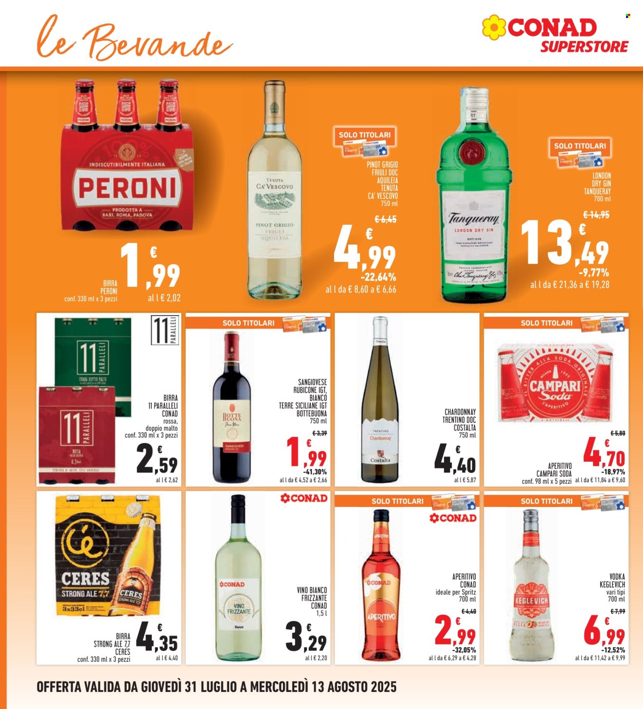 Volantino Conad Superstore - 31/7/2025 - 13/8/2025. Pagina 18