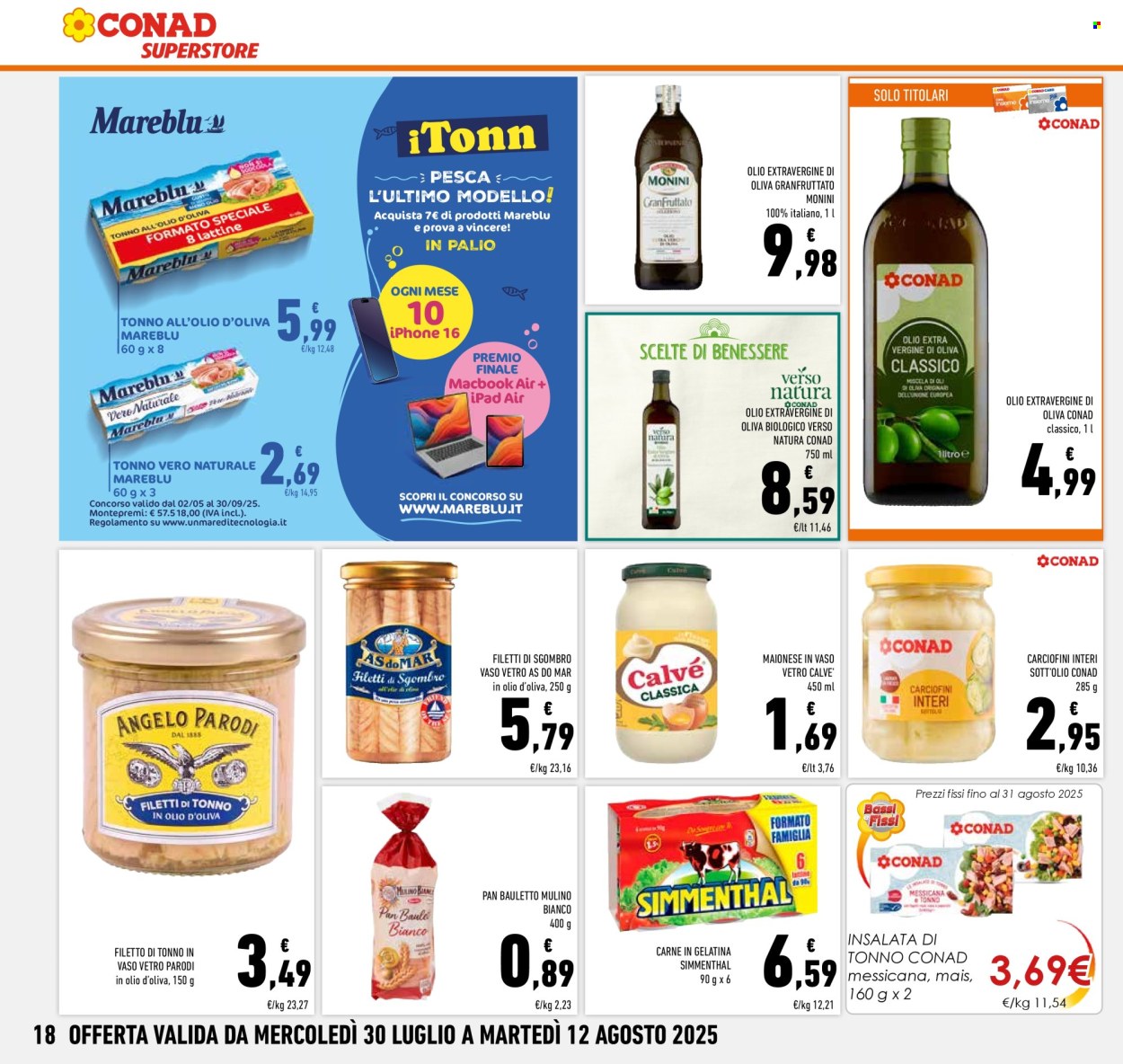 Volantino Conad Superstore - 30/7/2025 - 12/8/2025. Pagina 18