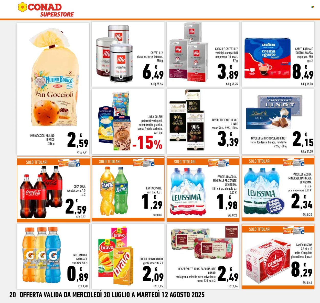 Volantino Conad Superstore - 30/7/2025 - 12/8/2025. Pagina 20