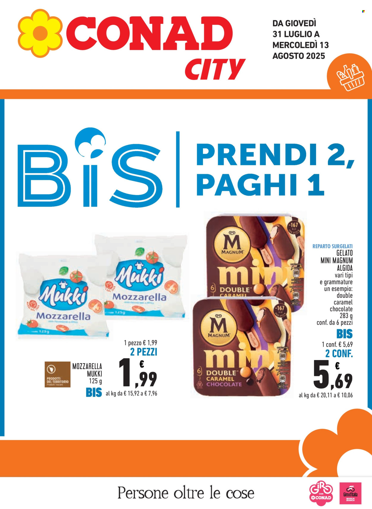 Volantino Conad - 31/7/2025 - 13/8/2025. Pagina 1