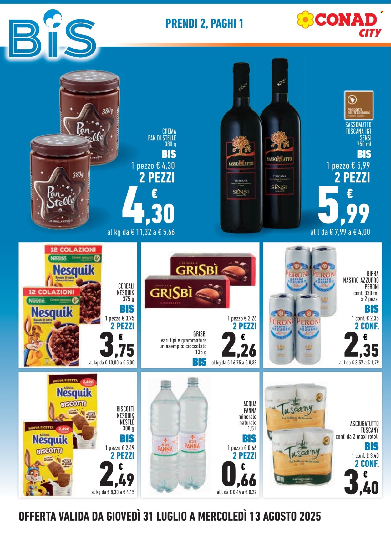 Volantino Conad - 31/7/2025 - 13/8/2025. Pagina 4