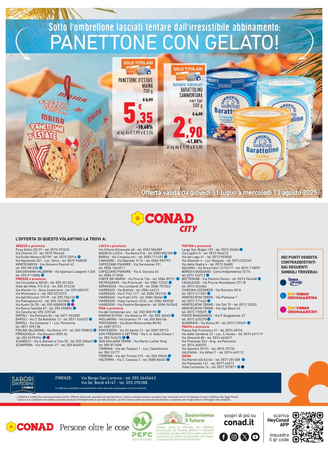 Volantino Conad - 31/7/2025 - 13/8/2025. Pagina 20