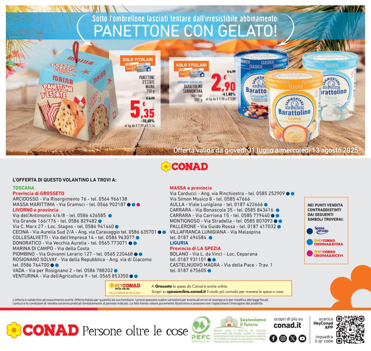 Volantino Conad - 31/7/2025 - 13/8/2025. Pagina 24