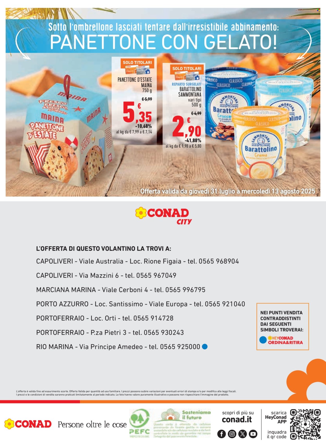 Volantino Conad City - 31/7/2025 - 13/8/2025. Pagina 20