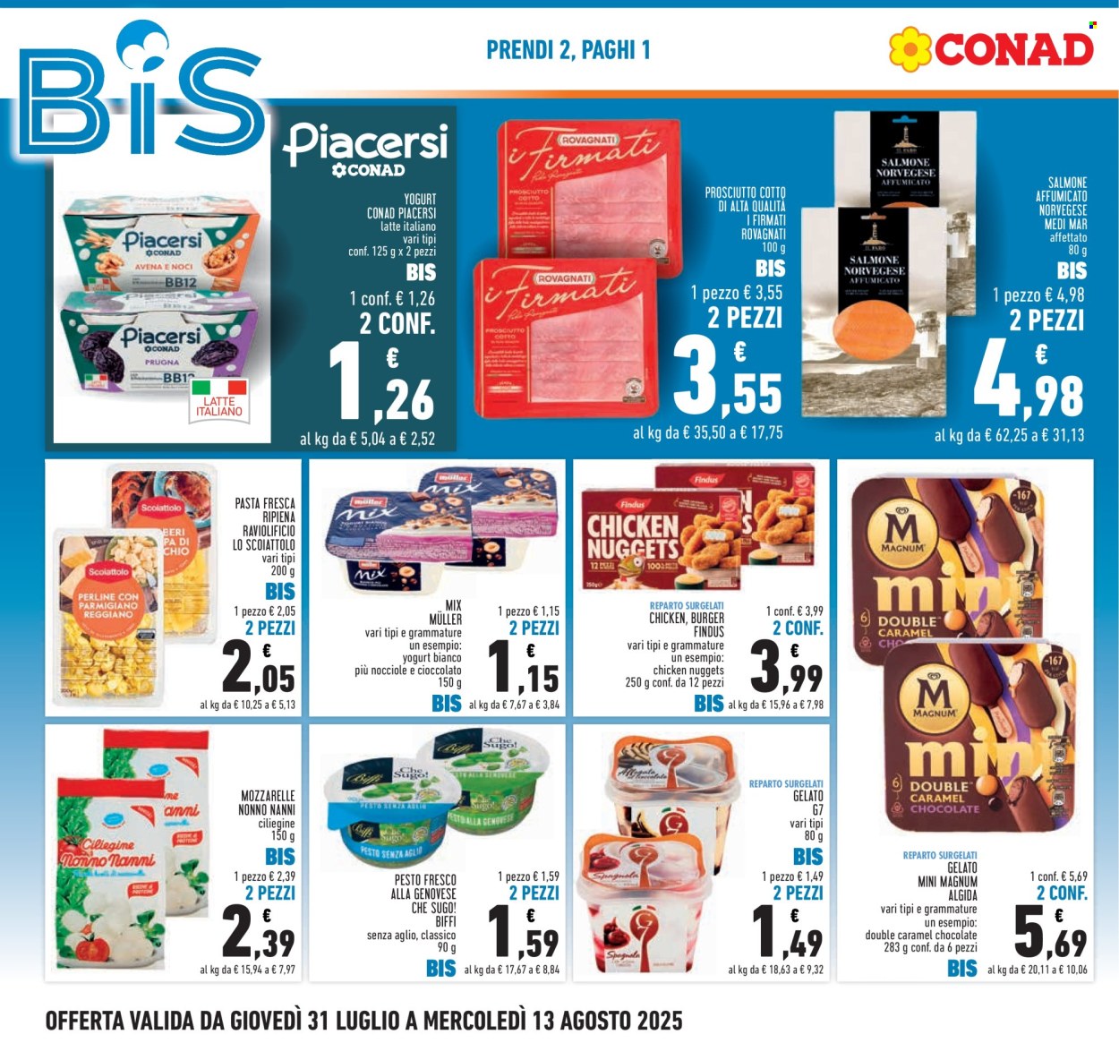 Volantino Conad - 31/7/2025 - 13/8/2025. Pagina 2