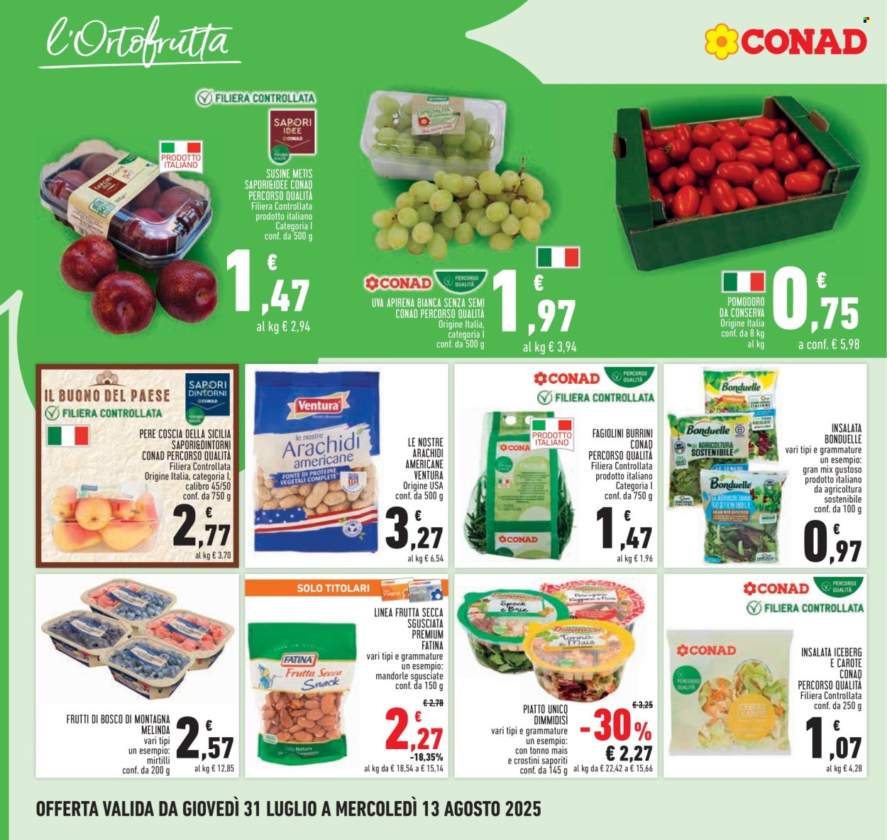 Volantino Conad - 31/7/2025 - 13/8/2025. Pagina 6