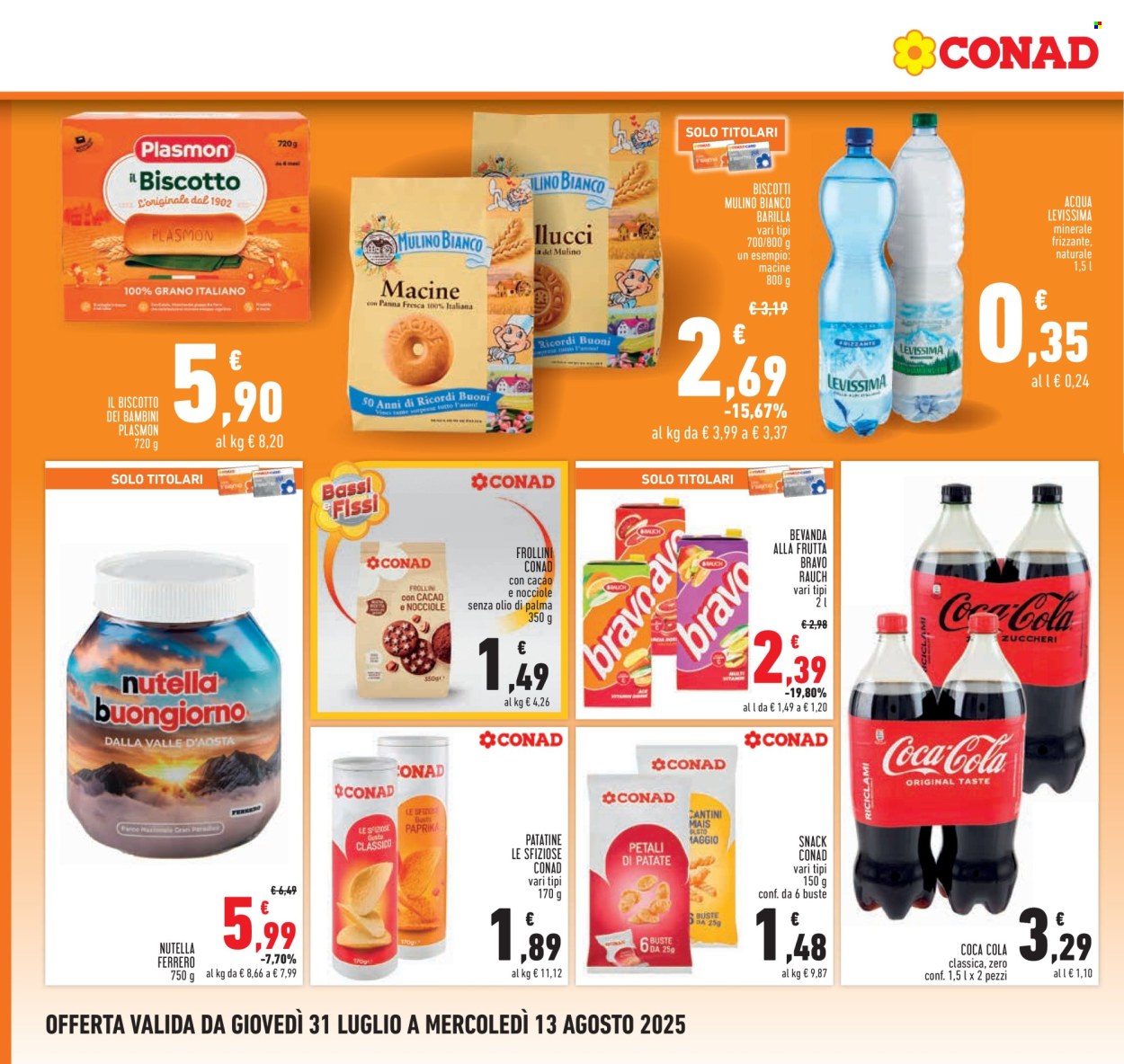 Volantino Conad - 31/7/2025 - 13/8/2025. Pagina 14