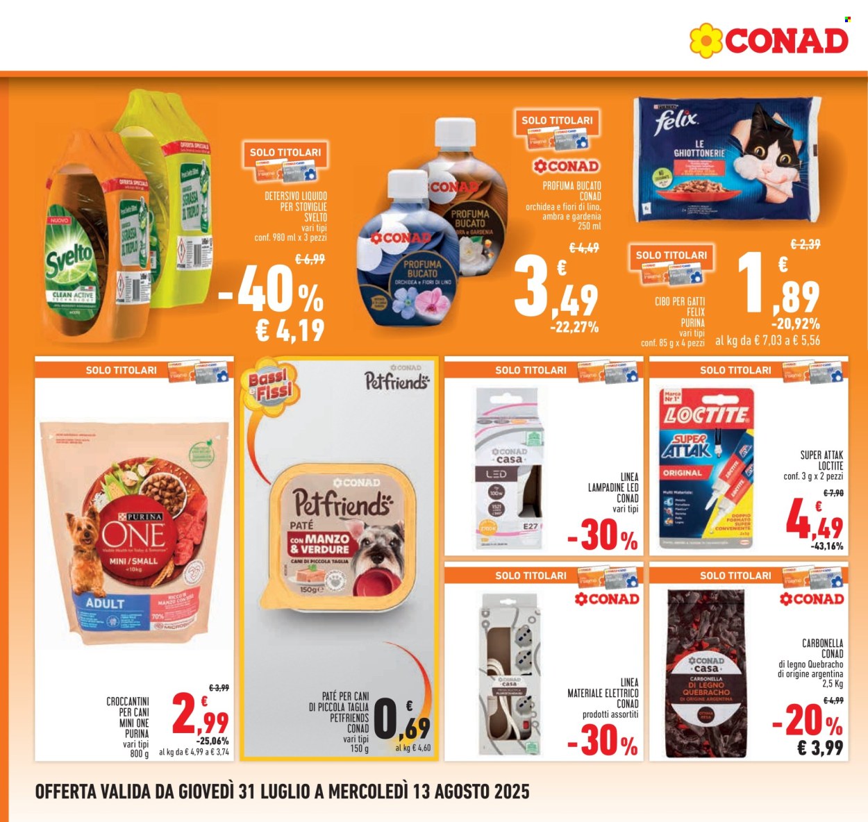 Volantino Conad - 31/7/2025 - 13/8/2025. Pagina 18