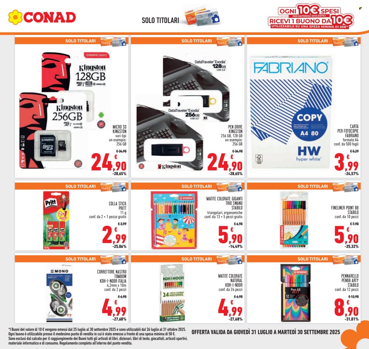 Volantino Conad - 31/7/2025 - 13/8/2025. Pagina 19