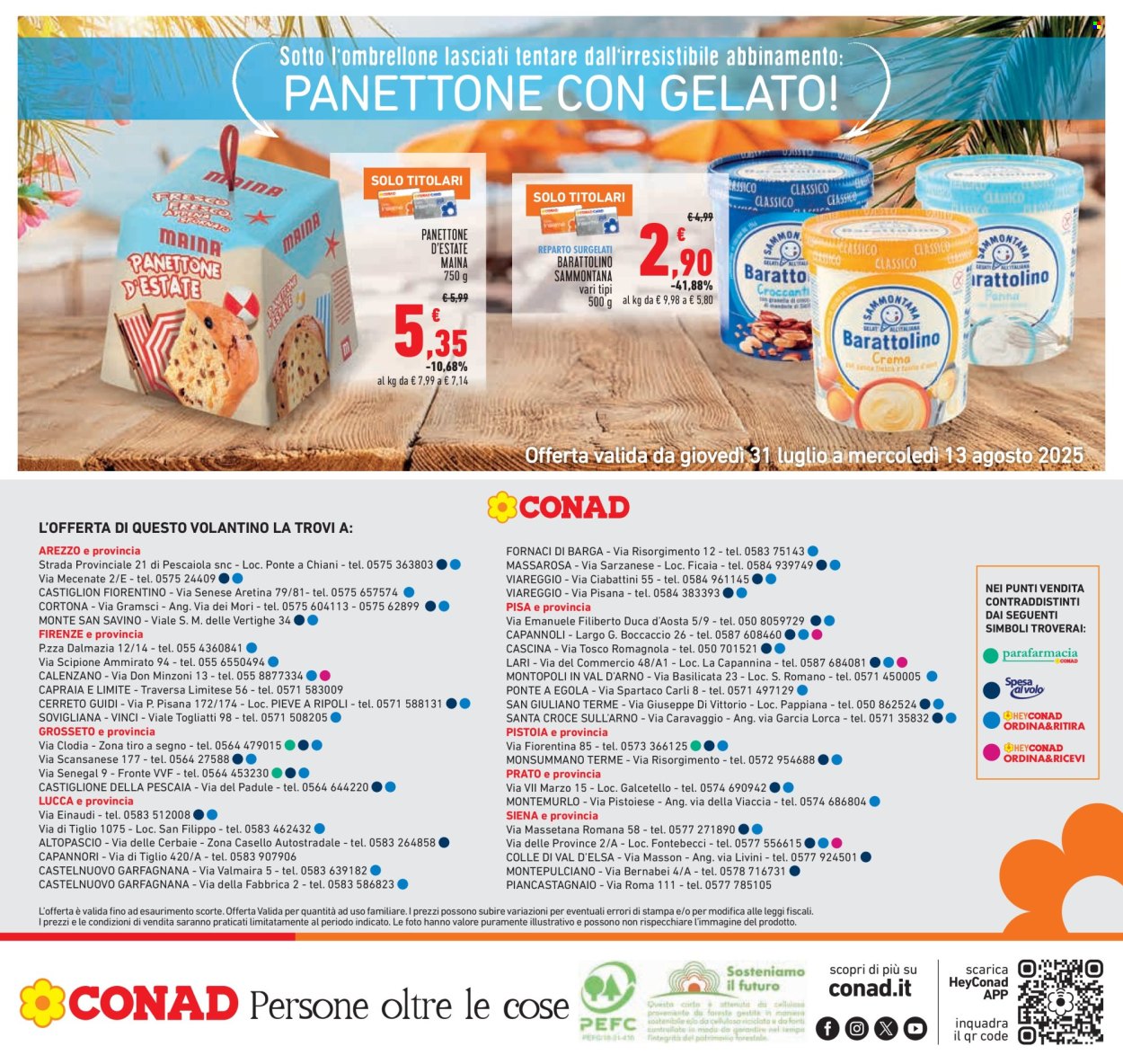 Volantino Conad - 31/7/2025 - 13/8/2025. Pagina 24