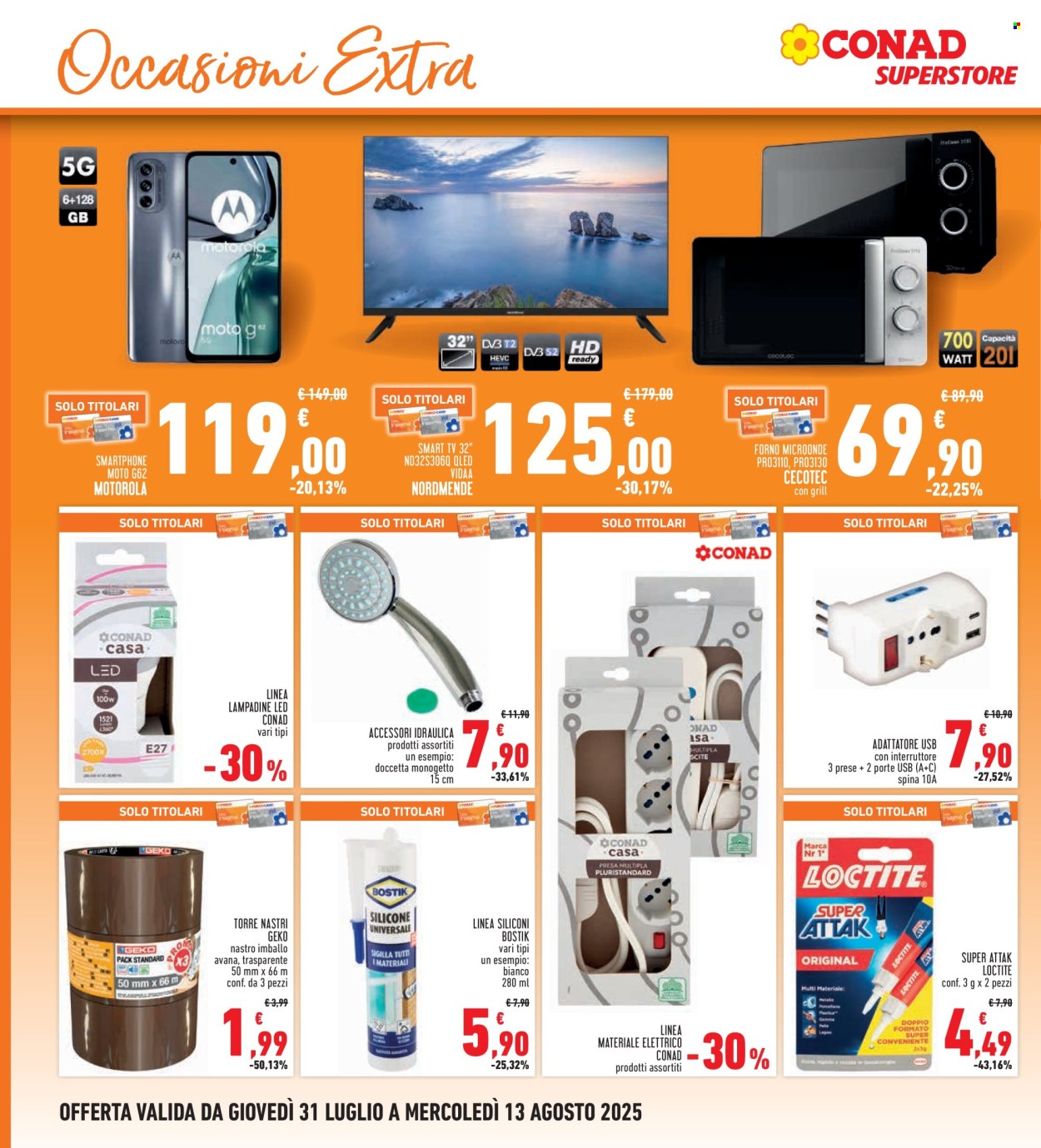 Volantino Conad - 31/7/2025 - 13/8/2025. Pagina 26