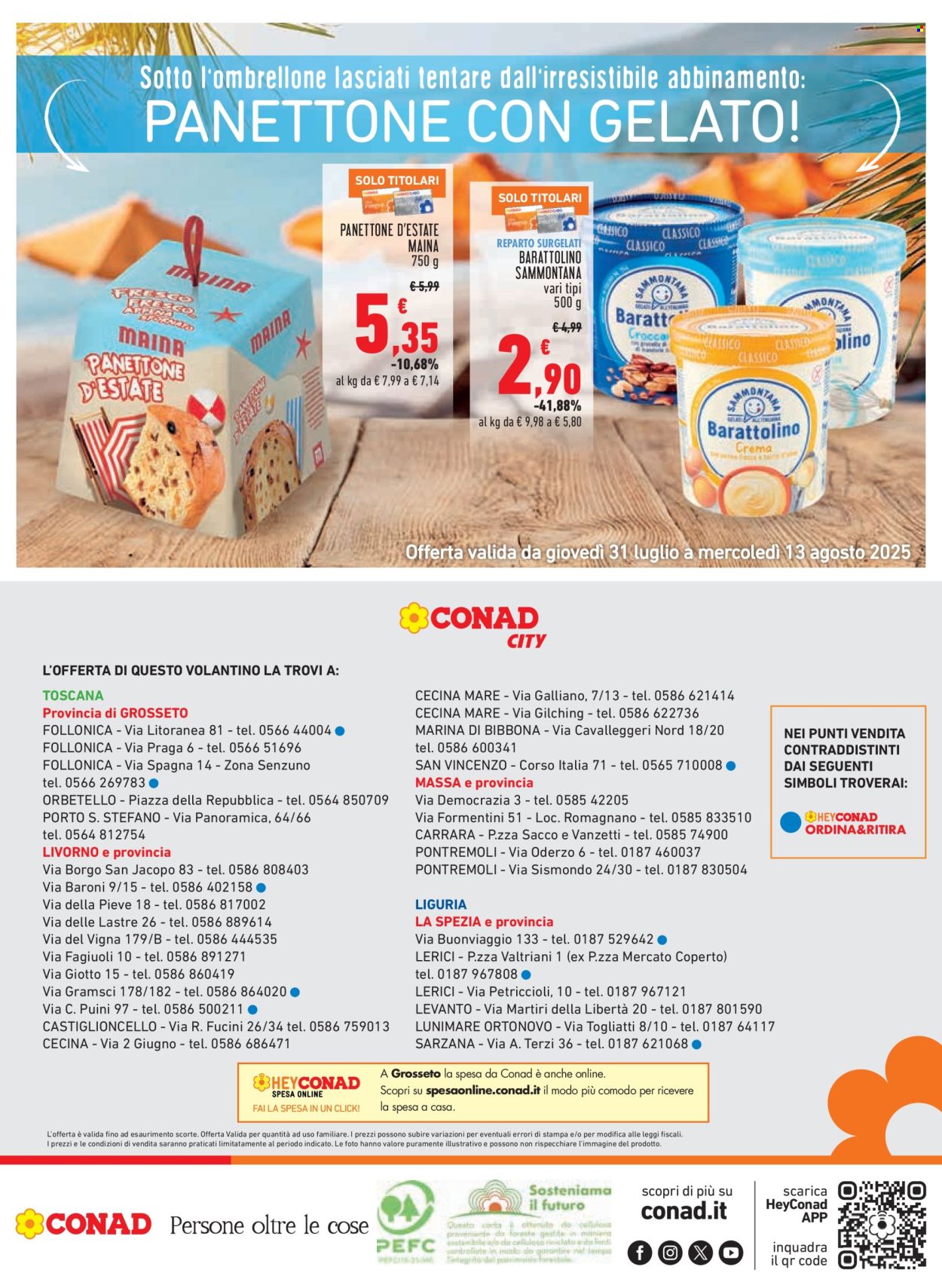 Volantino Conad - 31/7/2025 - 13/8/2025. Pagina 20