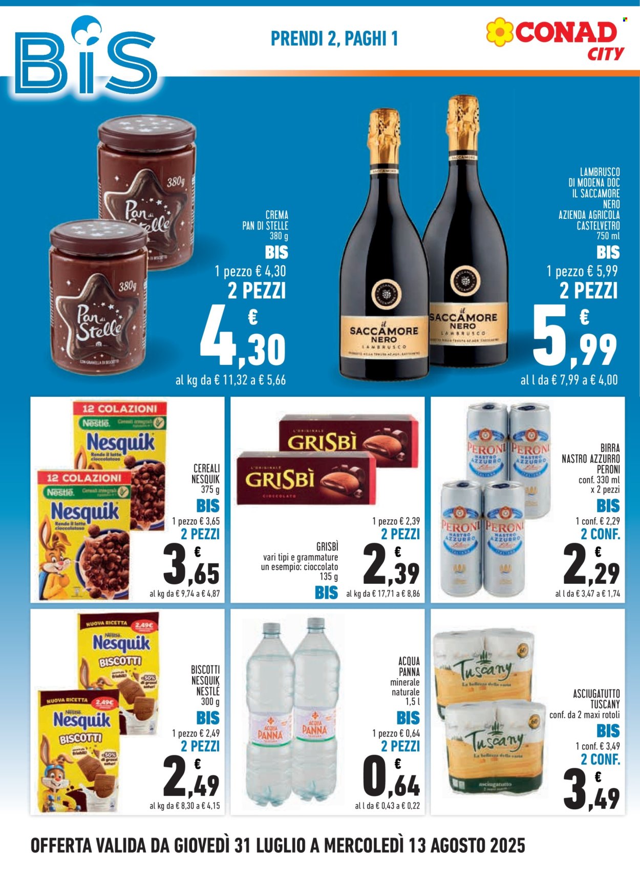 Volantino Conad - 31/7/2025 - 13/8/2025. Pagina 4