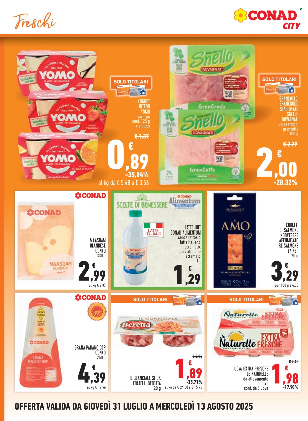 Volantino Conad - 31/7/2025 - 13/8/2025. Pagina 10