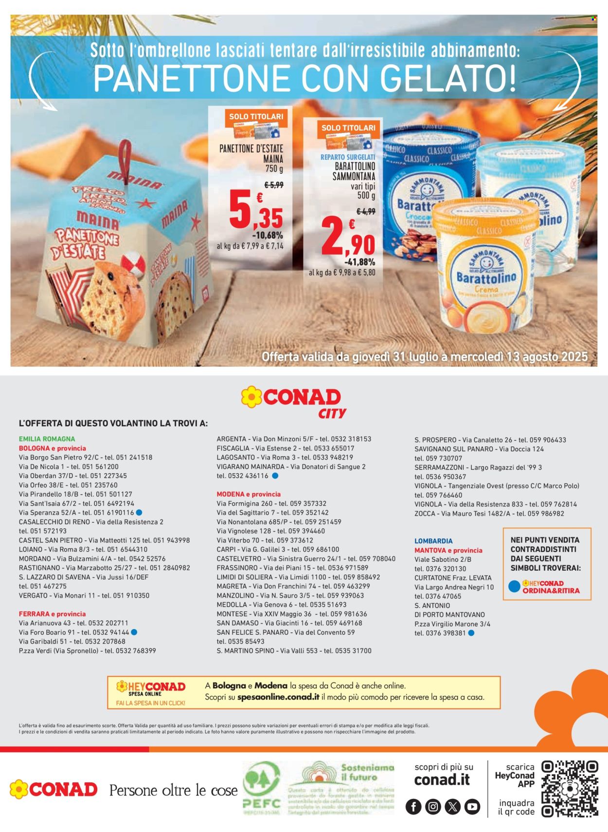Volantino Conad - 31/7/2025 - 13/8/2025. Pagina 20