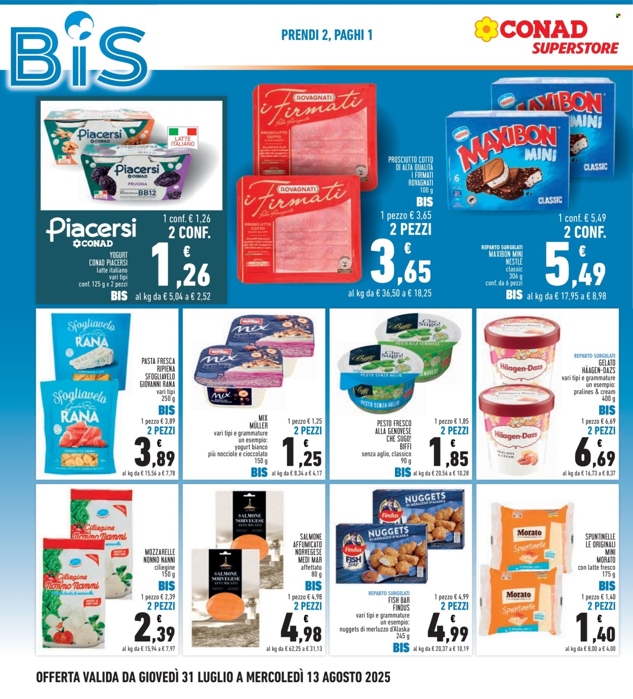 Volantino Conad Superstore - 31/7/2025 - 13/8/2025. Pagina 2