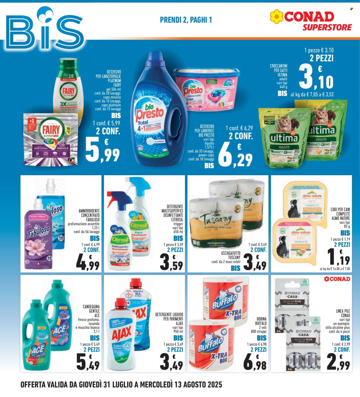 Volantino Conad Superstore - 31/7/2025 - 13/8/2025. Pagina 6