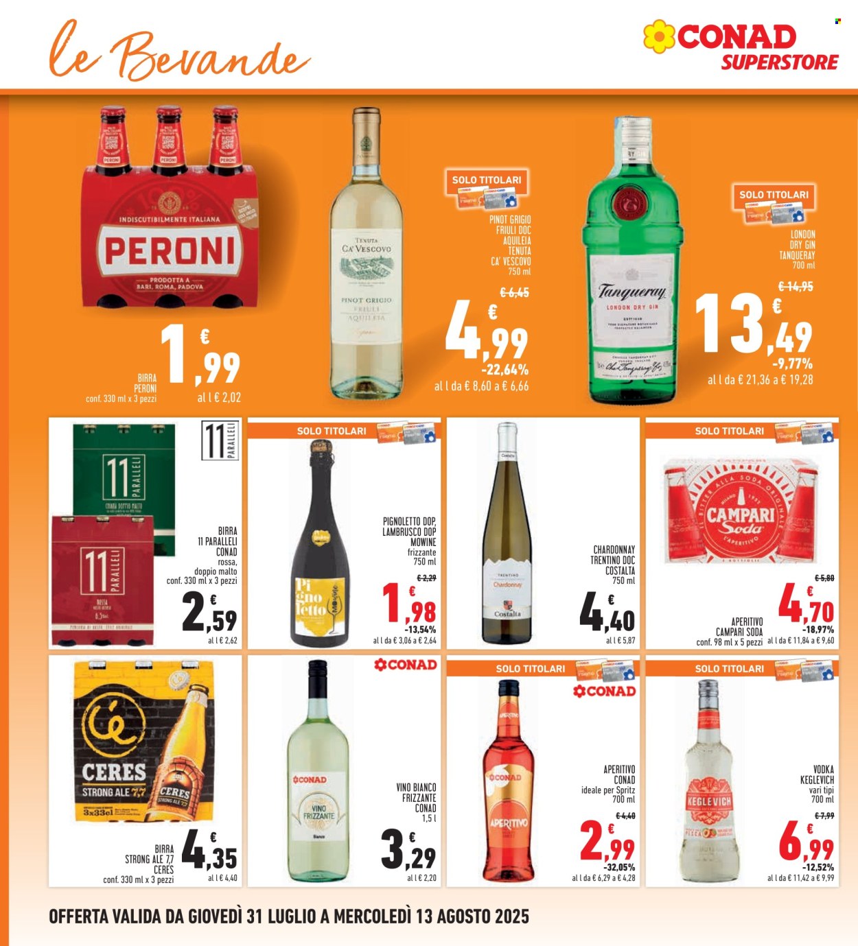 Volantino Conad Superstore - 31/7/2025 - 13/8/2025. Pagina 18