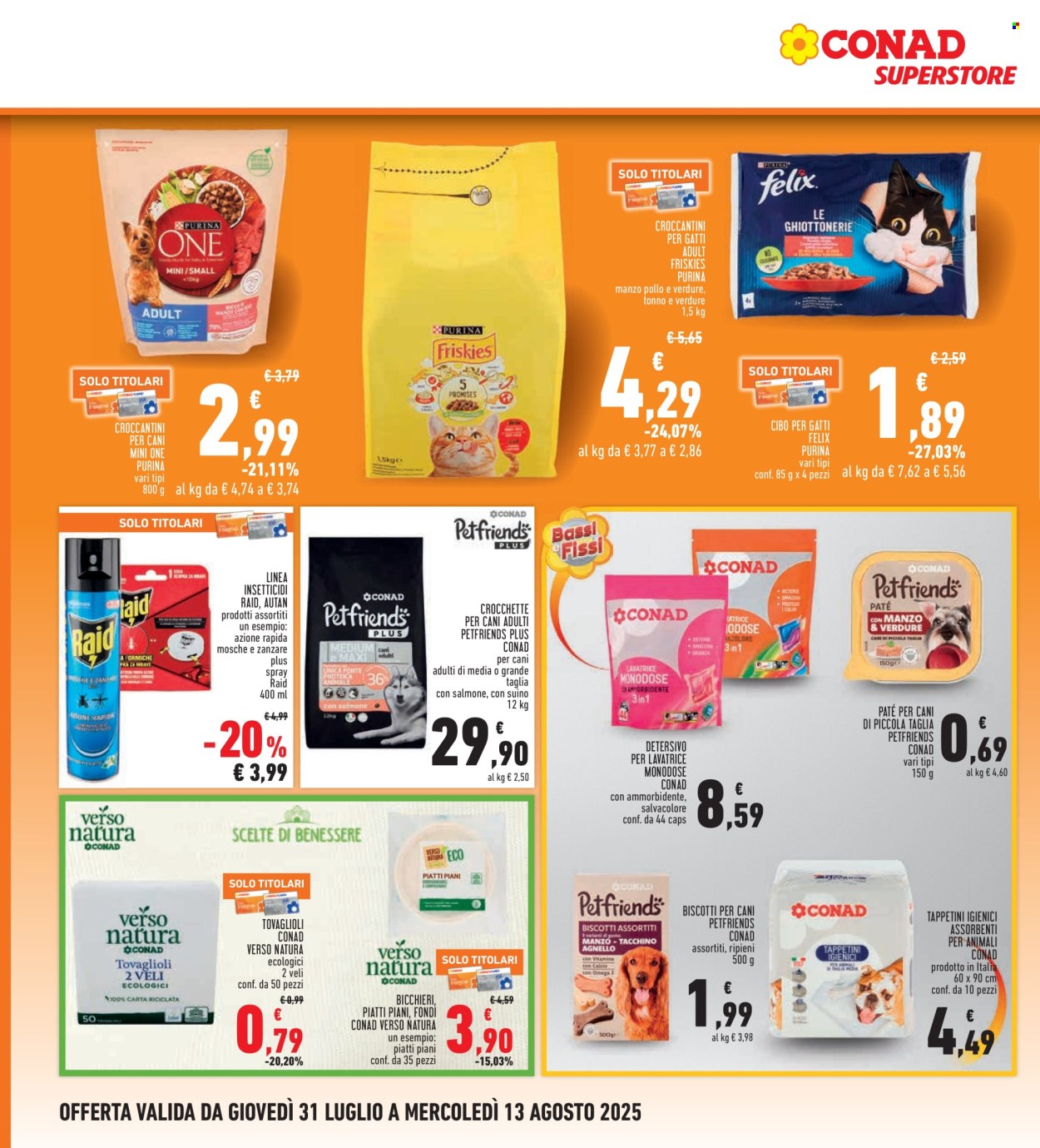 Volantino Conad Superstore - 31/7/2025 - 13/8/2025. Pagina 24
