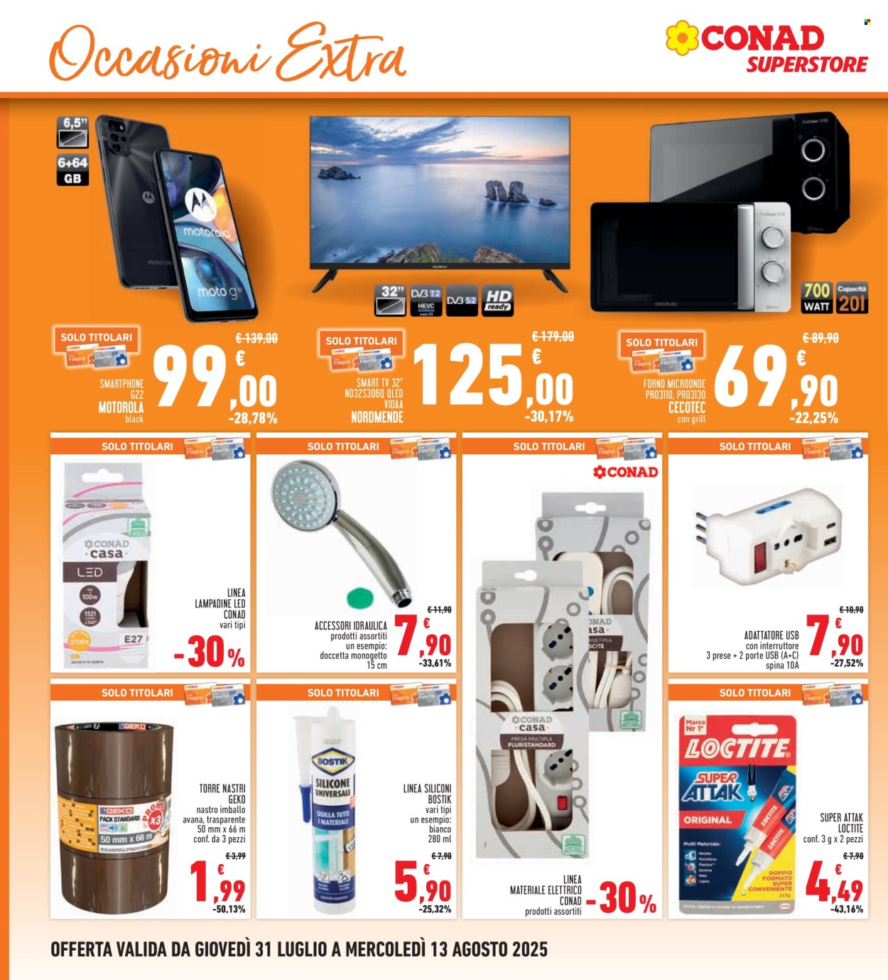 Volantino Conad Superstore - 31/7/2025 - 13/8/2025. Pagina 26
