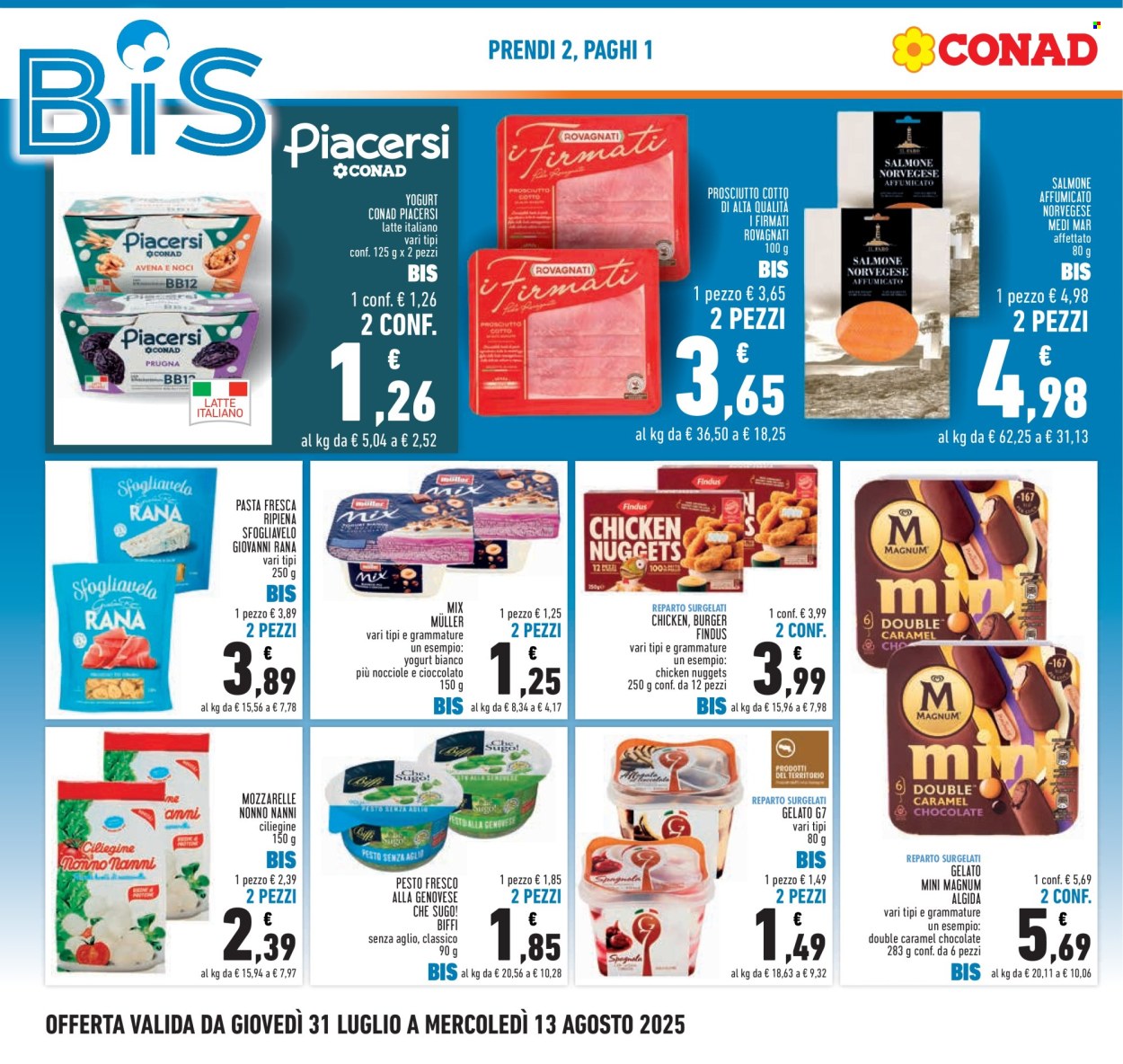 Volantino Conad - 31/7/2025 - 13/8/2025. Pagina 2