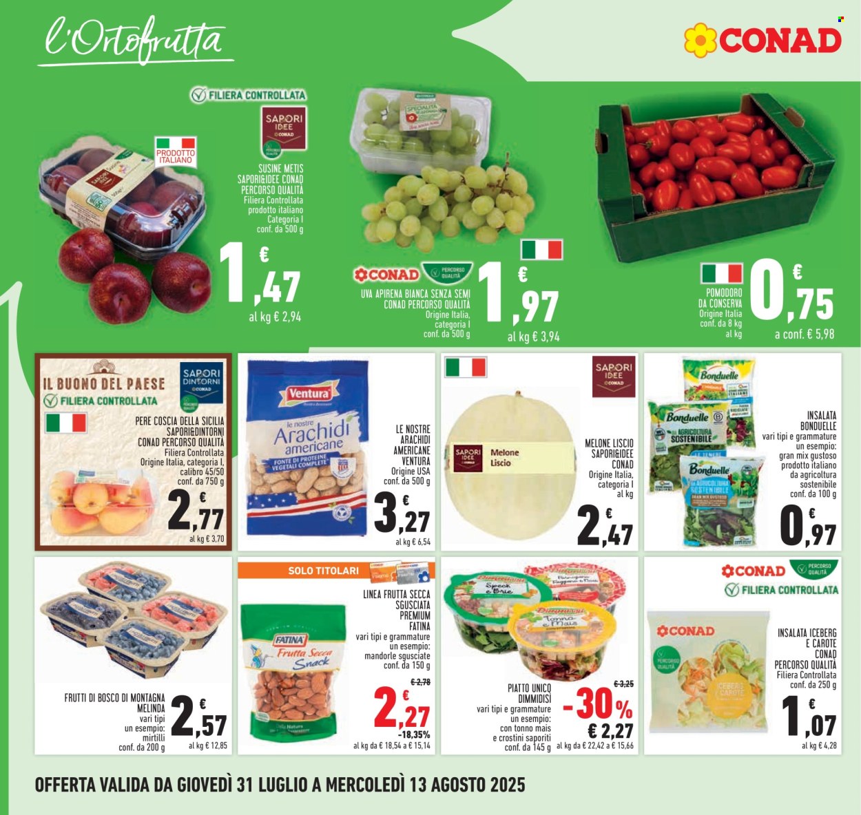Volantino Conad - 31/7/2025 - 13/8/2025. Pagina 6