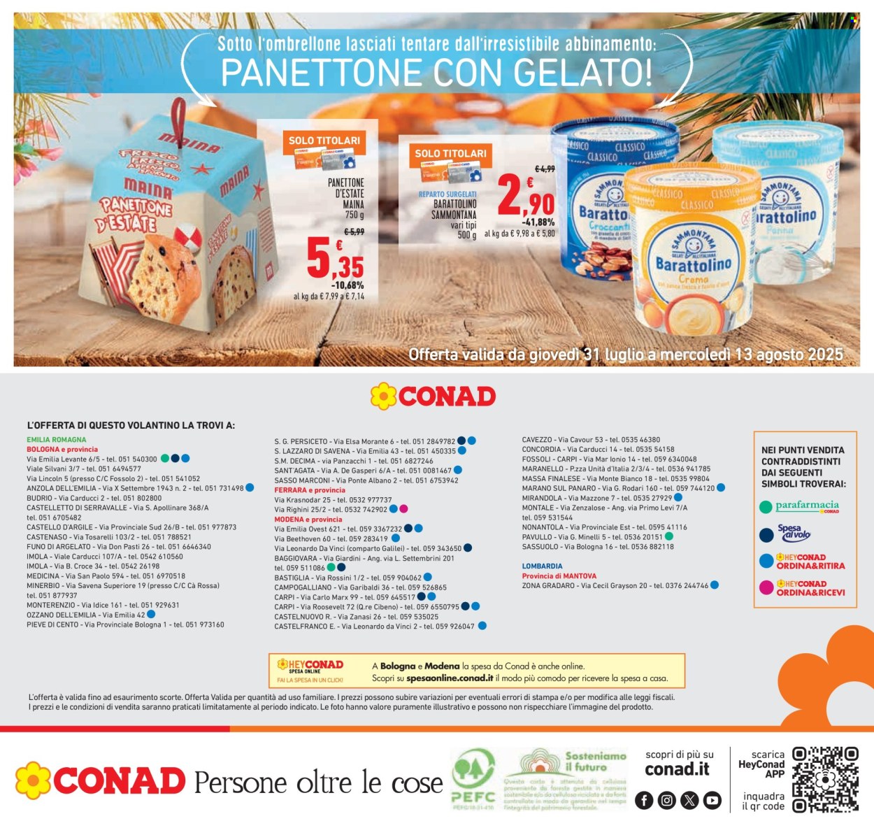 Volantino Conad - 31/7/2025 - 13/8/2025. Pagina 24