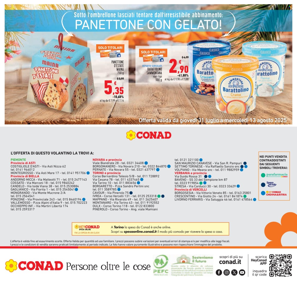 Volantino Conad - 31/7/2025 - 13/8/2025. Pagina 24