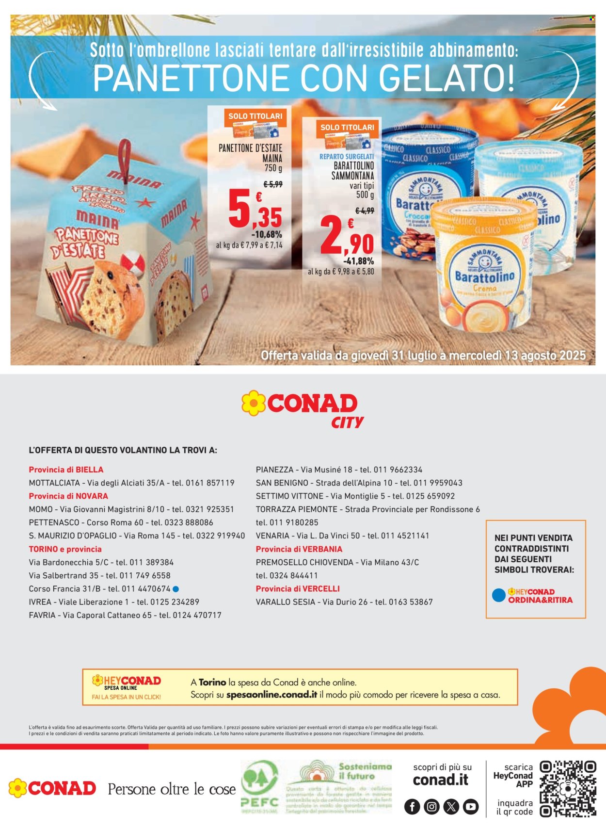 Volantino Conad - 31/7/2025 - 13/8/2025. Pagina 20